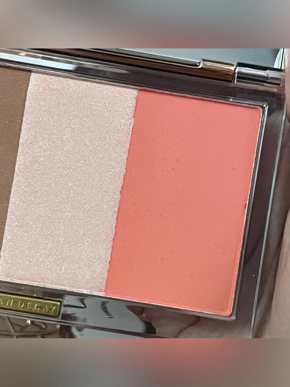 URBAN DECAY Stay Naked Threesome Blush Bronzer & Highlighter rise